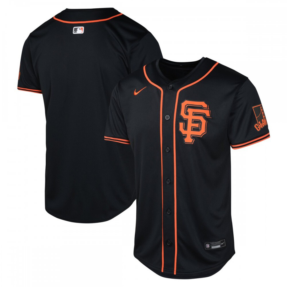 San Francisco Giants Youth Alternate Limited Jersey - Black-Pro Kit Vault | Brand New 26/27 Sports Jerseys
